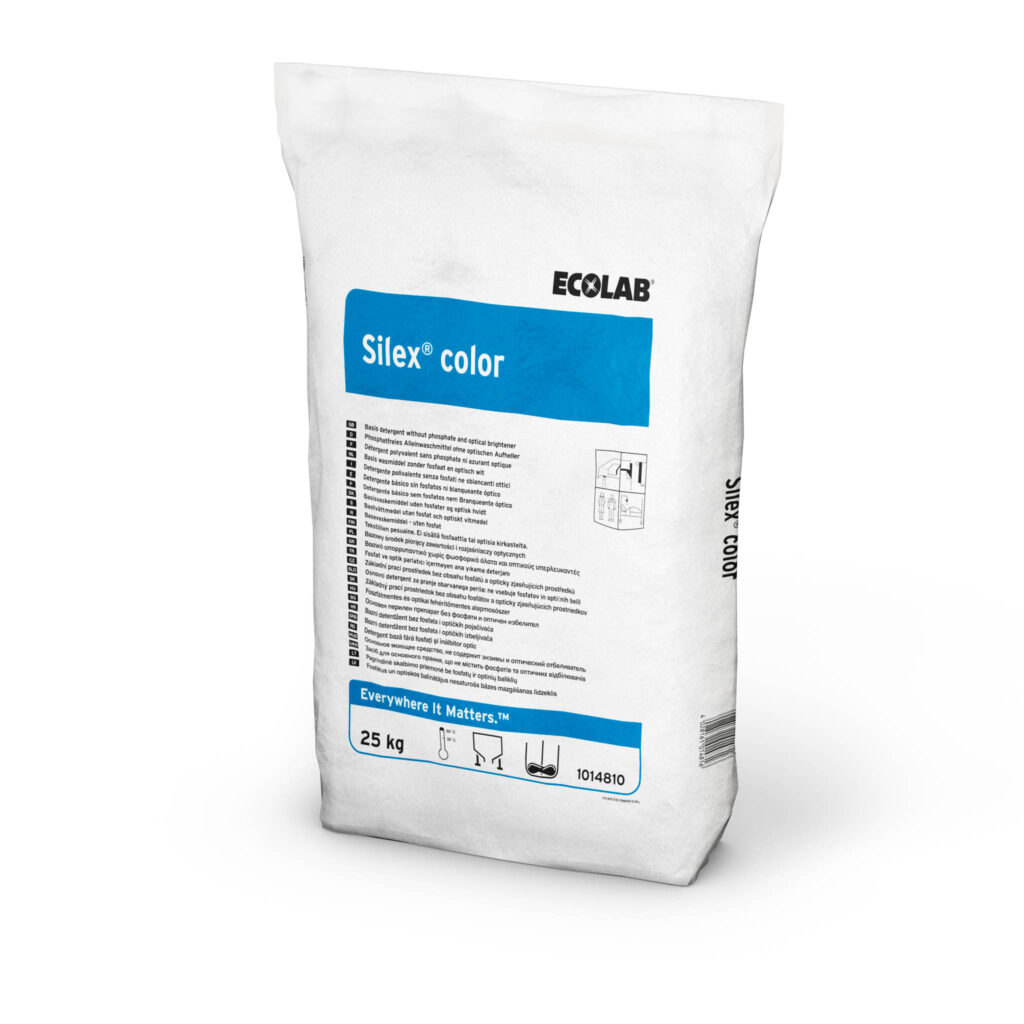 Vaskepulver 25 kgEcolab - Silex Color