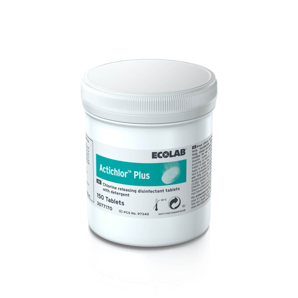 Desinfektionstabs - Ecolab Actichlor Plus - 150 stk i spand