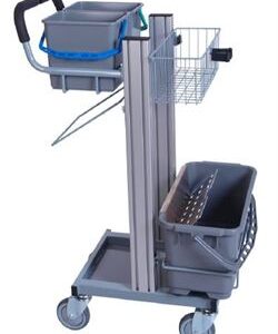 Exclusiv 2 spands vogn med drypsystem og affaldsstativ