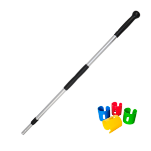 Teleskopskaft Ergo Globe 1 - 1,8 m med fast kugle