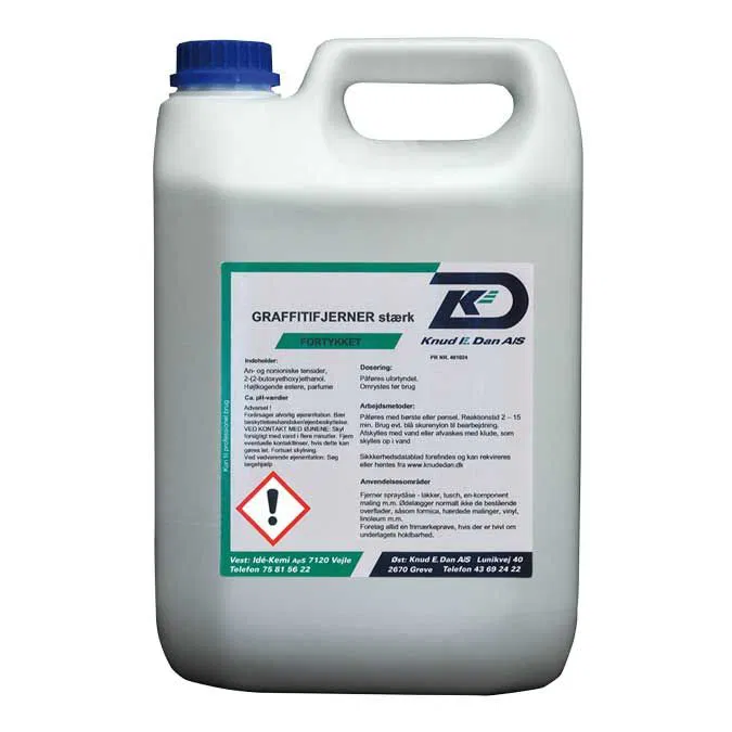 Stærk 5 liter Graffiti-Fjerner