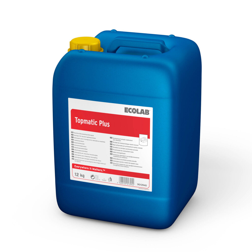 Maskinopvask m/klor - Ecolab Topmatic Plus 12 kg