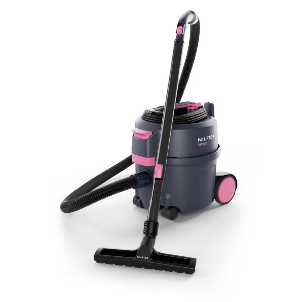 Støvsuger med HEPA-filter - Nilfisk VP300 Pink Nordic
