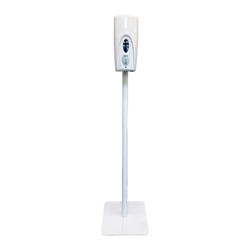 Spritstander med berøringsfri dispenser - Hvid - 120 cm