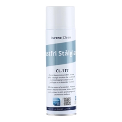 Stålpleje på spray - 500 mlRustfrit Stålglans CL–117