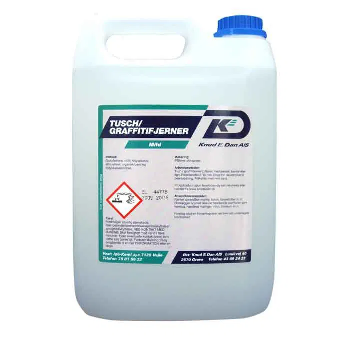 Tush & graffiti fjerner, mild - 5 liter