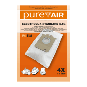 alt="Electrolux støvsugeposer Standard Bag Pure Air 4 poser + 1 filter"
